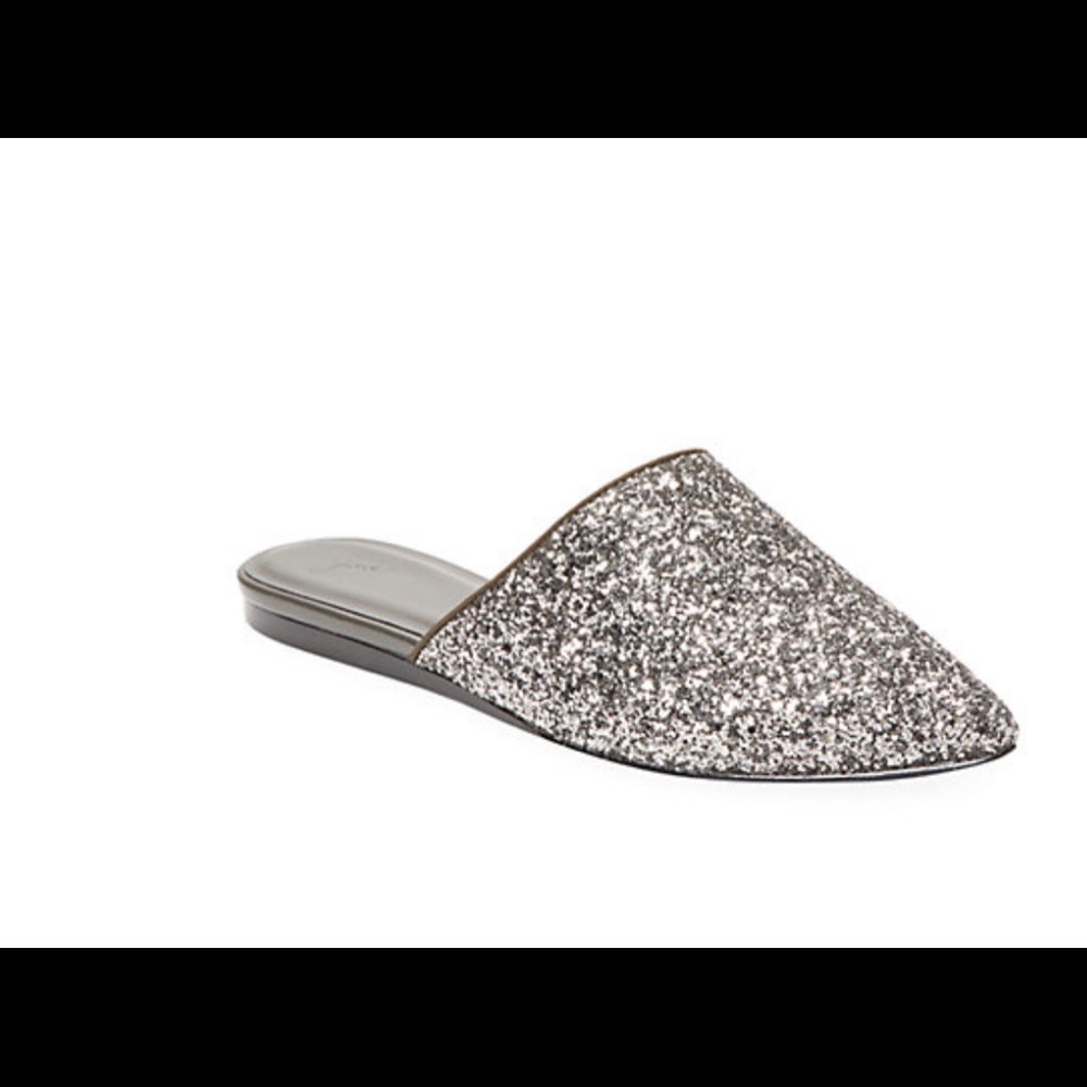 Joie Adiel Glitter Slide Silver 40